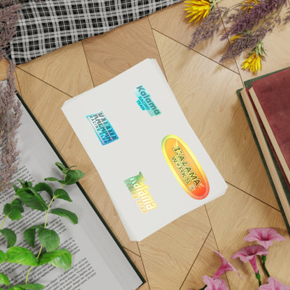 Kalama Racing Team Holographic Sticker Pack — 5-Sticker Sheet