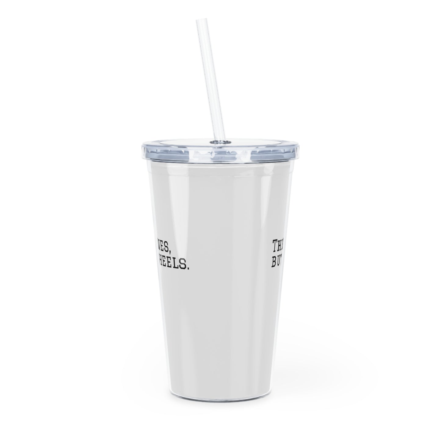Wolverine Claw Tumbler with Straw — "There Are Many Wolves" Design
