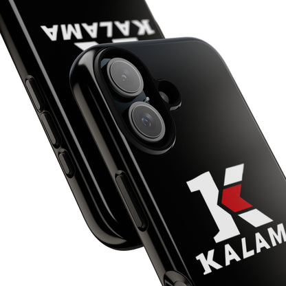 Kalama Logo Tough Phone Case — Glossy Black Protective Case