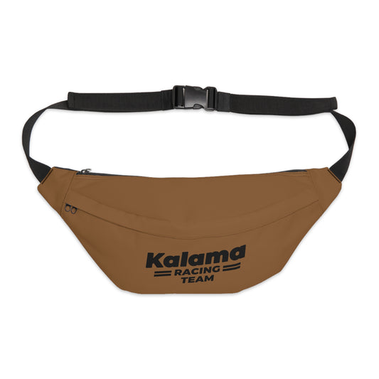 Kalama Racing Team Large Fanny Pack — Durable Waist Pack for Runners & Fans Toffee Brown Color