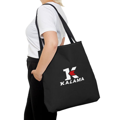 Kalama Logo Tote Bag — Black Branded Everyday Shopper