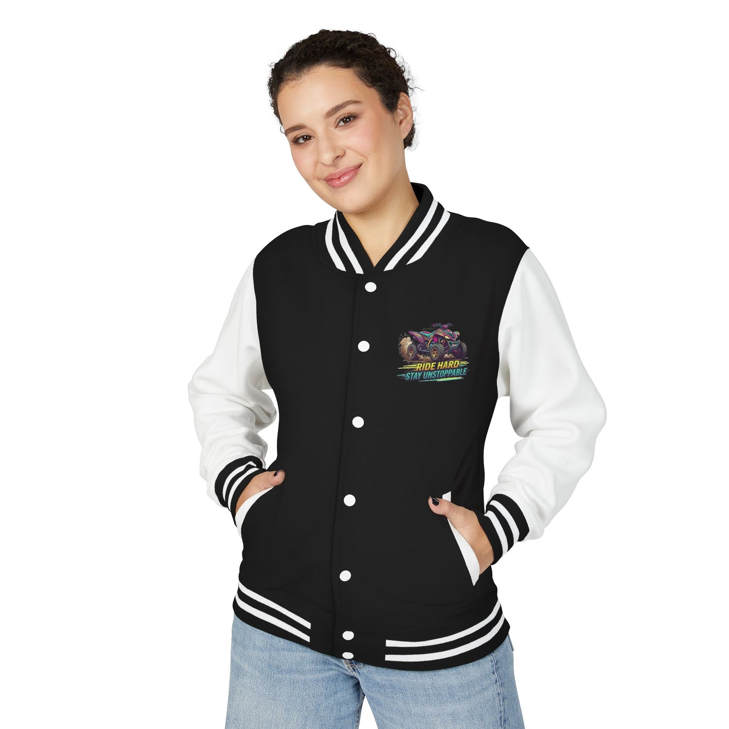Letterman Jacket — Vintage Racecar Team Varsity Jacket
