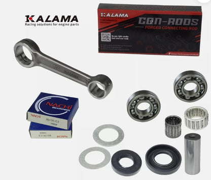 Rebuild Crankshaft Connecting Rod & Main Bearing & Oil Seal Kit for YZ250 01-15