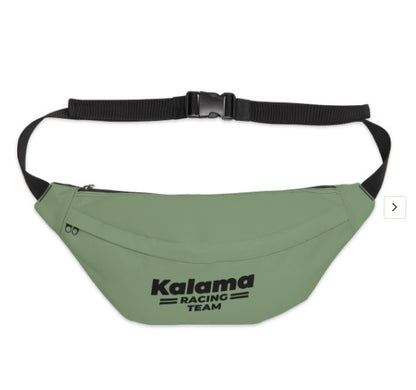 Kalama Racing Team Large Fanny Pack — Retro Athletic Waist Bag Faded Copper with Toffee Brown Set