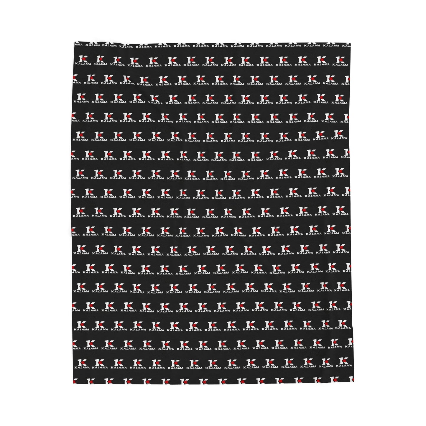 Velveteen Plush Blanket — Cozy Black Patterned Holiday Throw