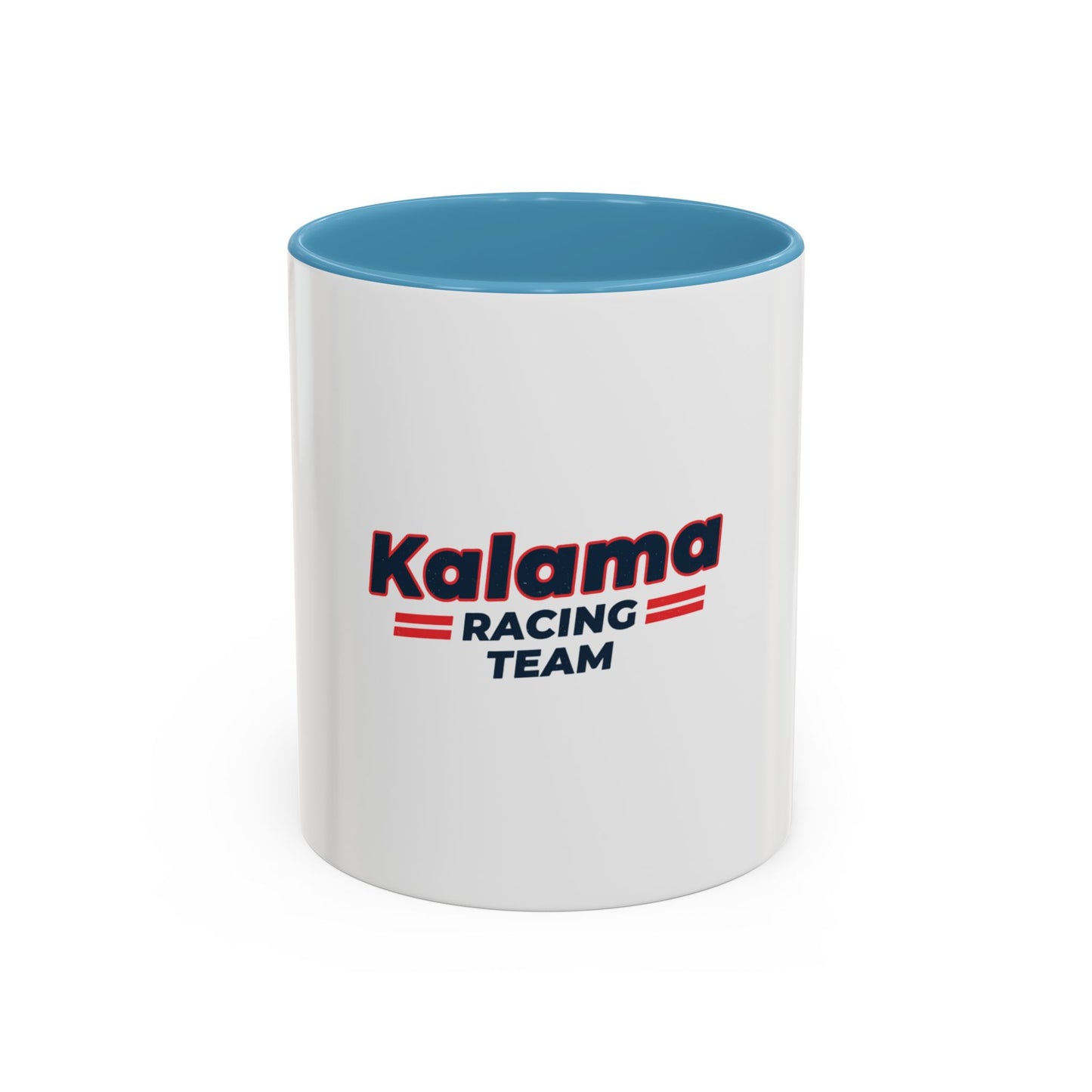 Kalama Racing Team Accent Coffee Mug – Retro Motorsport Design (11/15 oz)