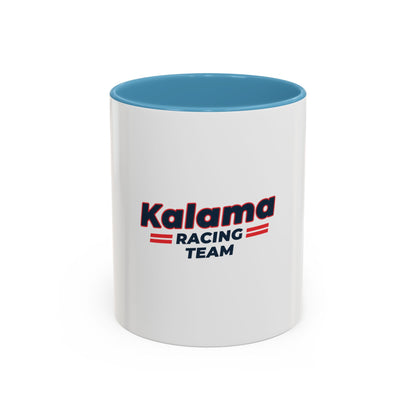 Kalama Racing Team Accent Coffee Mug – Retro Motorsport Design (11/15 oz)