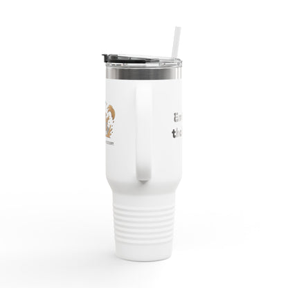 40oz Insulated Travel Mug — 'Mud: The Free Accessory' Off-Road Cooler Tumbler