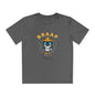 Youth Motocross Tee - "BRAAP" Skull Helmet Racer Shirt