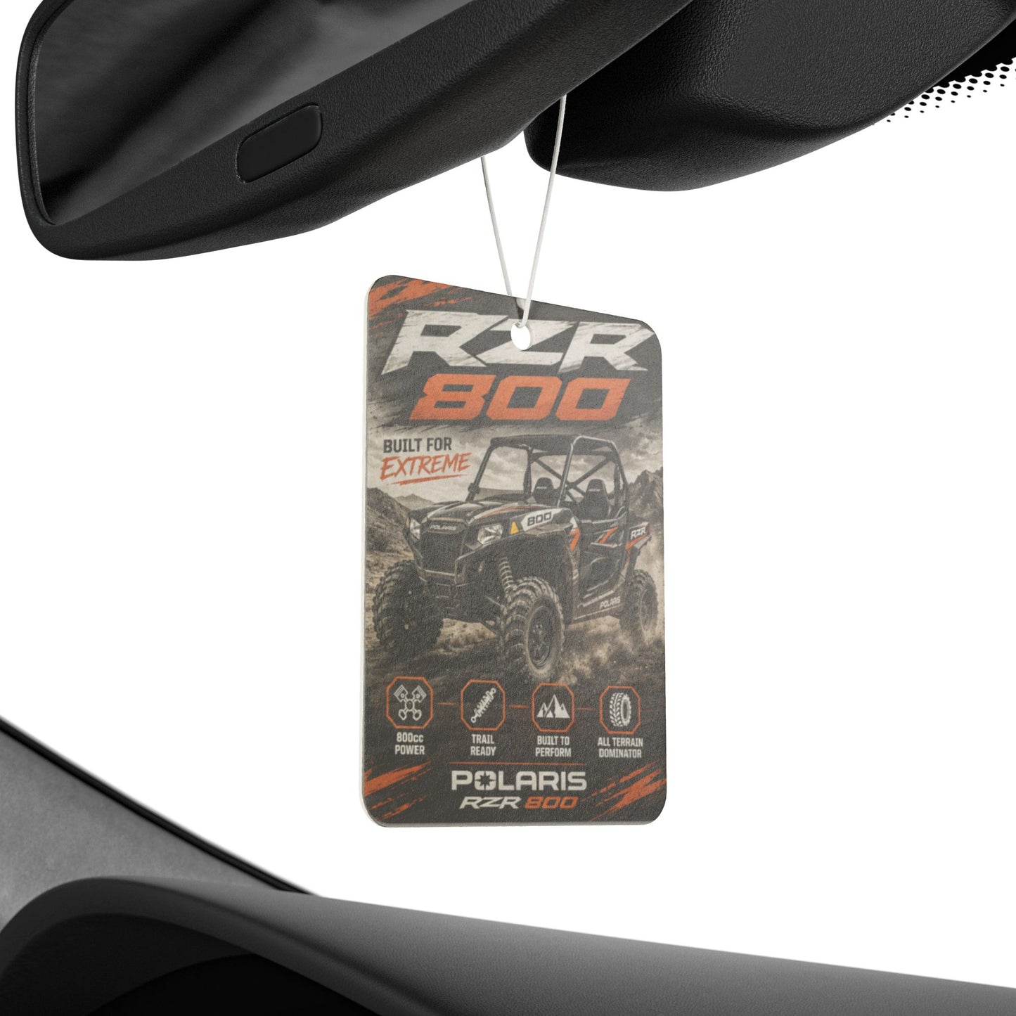 Off-Road RZR 800 Car Air Freshener — Polaris Ranger Scented Hanging Tag