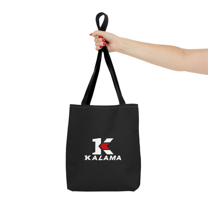 Kalama Logo Tote Bag — Black Branded Everyday Shopper