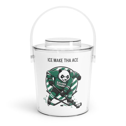 Panda Hockey Ice Bucket with Tongs – Team Spirit Cooler
