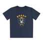 Youth Motocross Tee - "BRAAP" Skull Helmet Racer Shirt