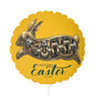 Kalama Easter Club Metallic Bunny 11" Balloon-Yellow