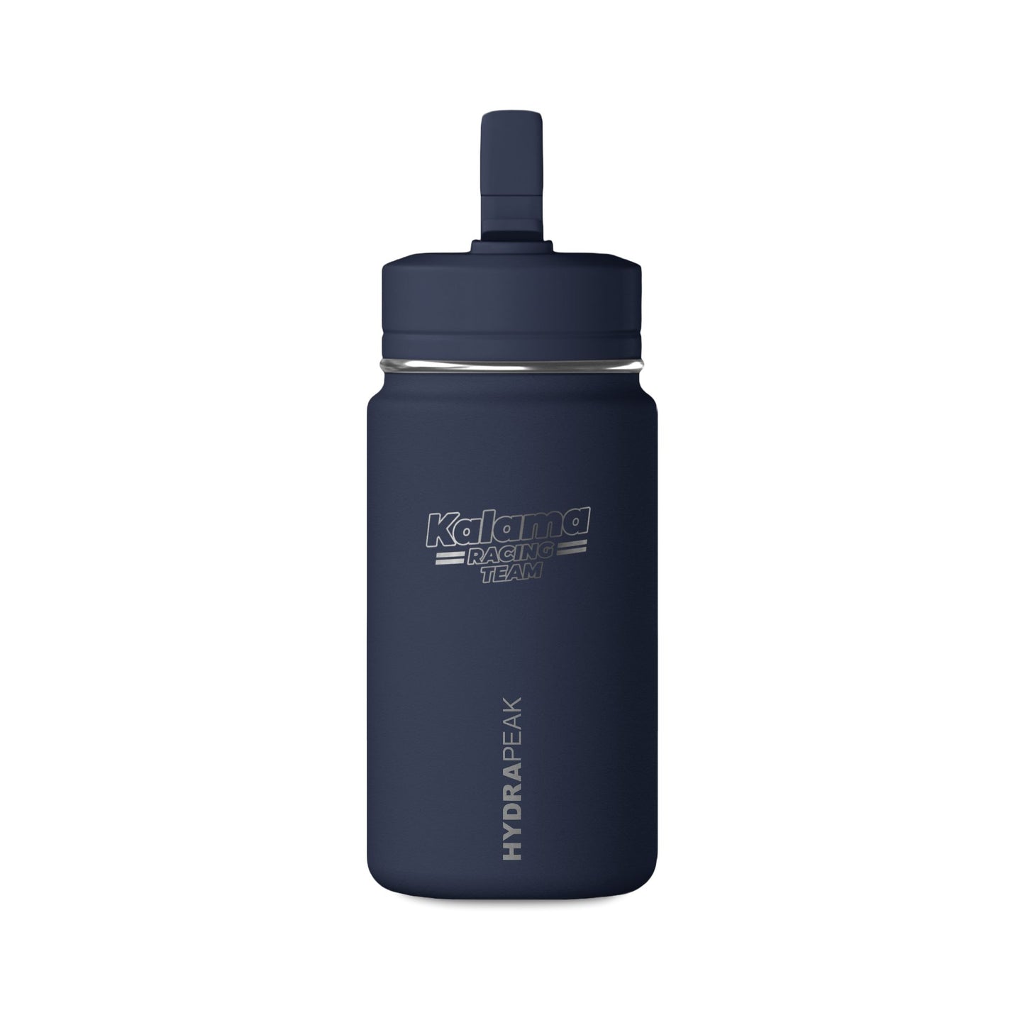 Insulated 14oz Mini Water Bottle with Kalama Racing Team Logo – Leakproof Travel Flask with Flip Straw