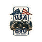 USA 250 ATV Patriotic Kiss-Cut Sticker — 1776–2026 Independence Day Off-Road Decal