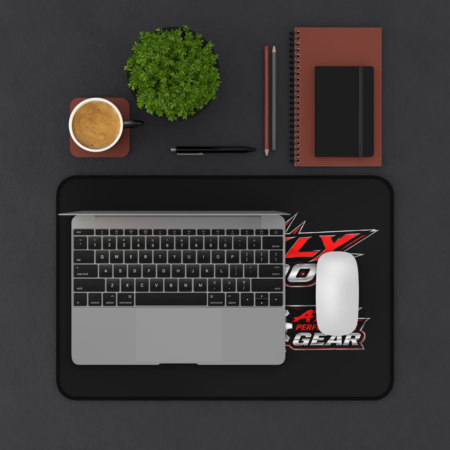 Grizzly 700 ATV Desk Mat – Racing Logo Mouse Pad for Off-Road Enthusiasts