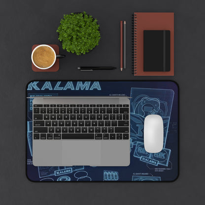 Desk Mat — Blue Blueprint Gaming Gear Desk Mat