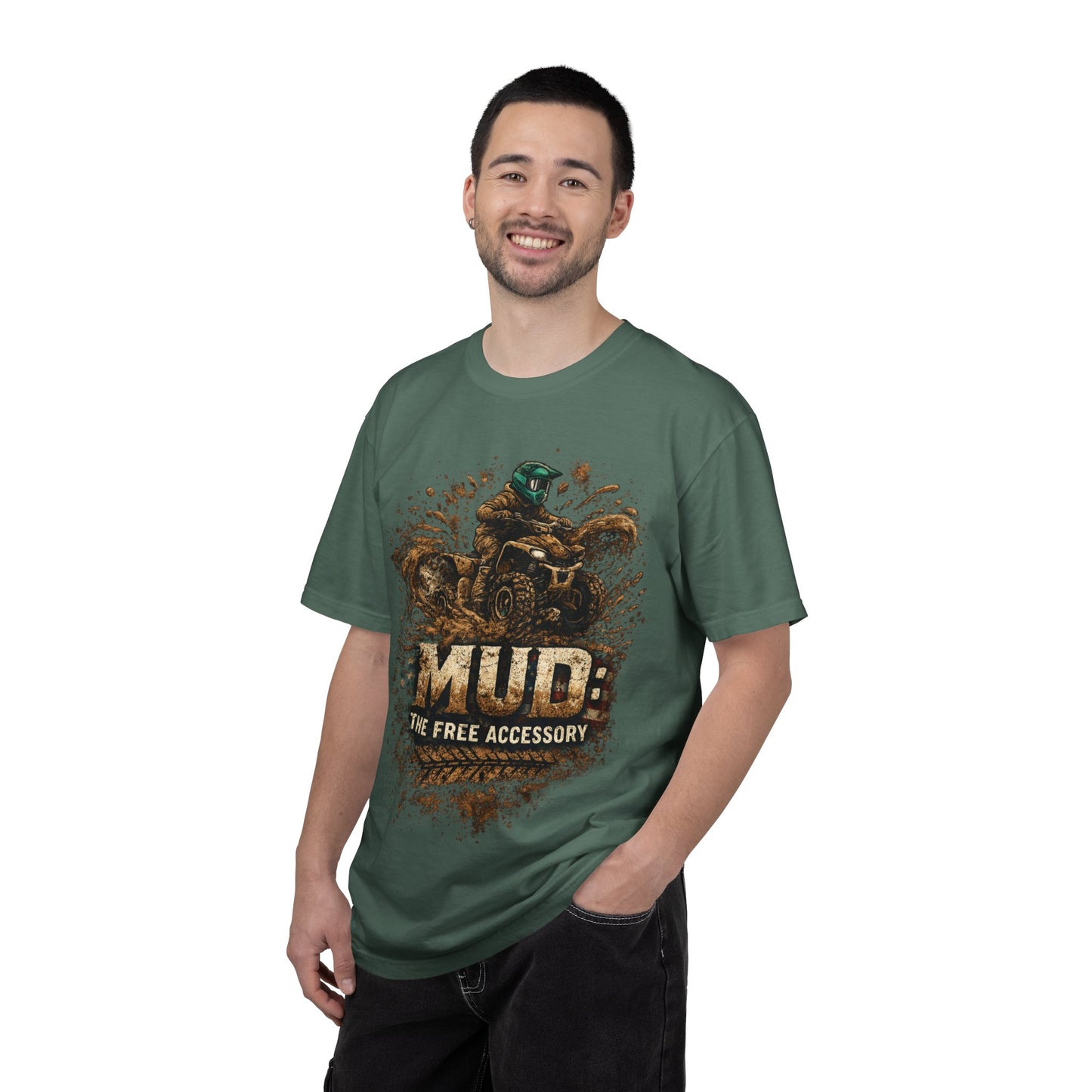 Mud: The Free Accessory ATV T-Shirt — Off-Road Rider Tee
