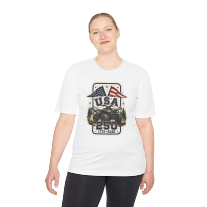 USA 250 Off-Road Tee — 1776–2026 Patriotic Truck Graphic Shirt