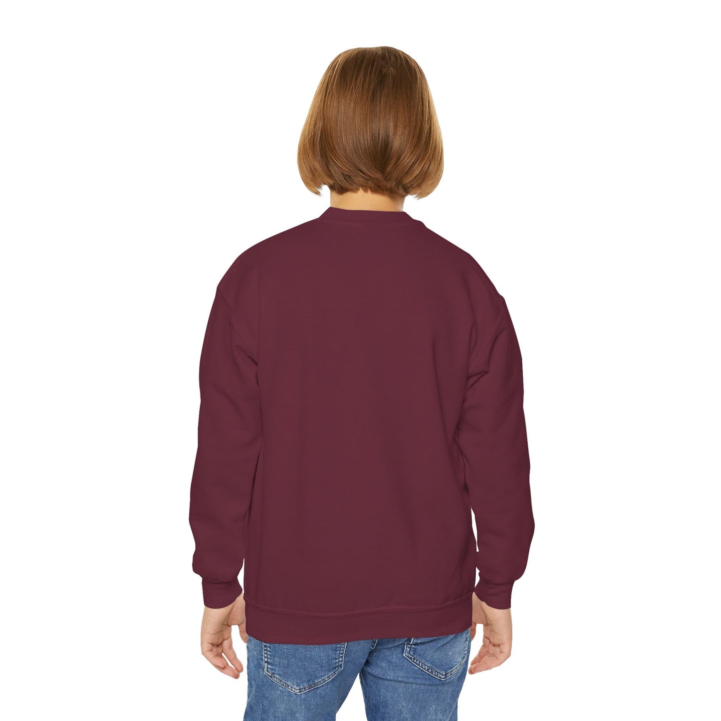 Youth Motorcycle 'BRAAP' Crewneck Sweatshirt – Skull Rider Graphic