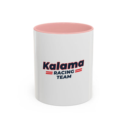 Kalama Racing Team Accent Coffee Mug – Retro Motorsport Design (11/15 oz)