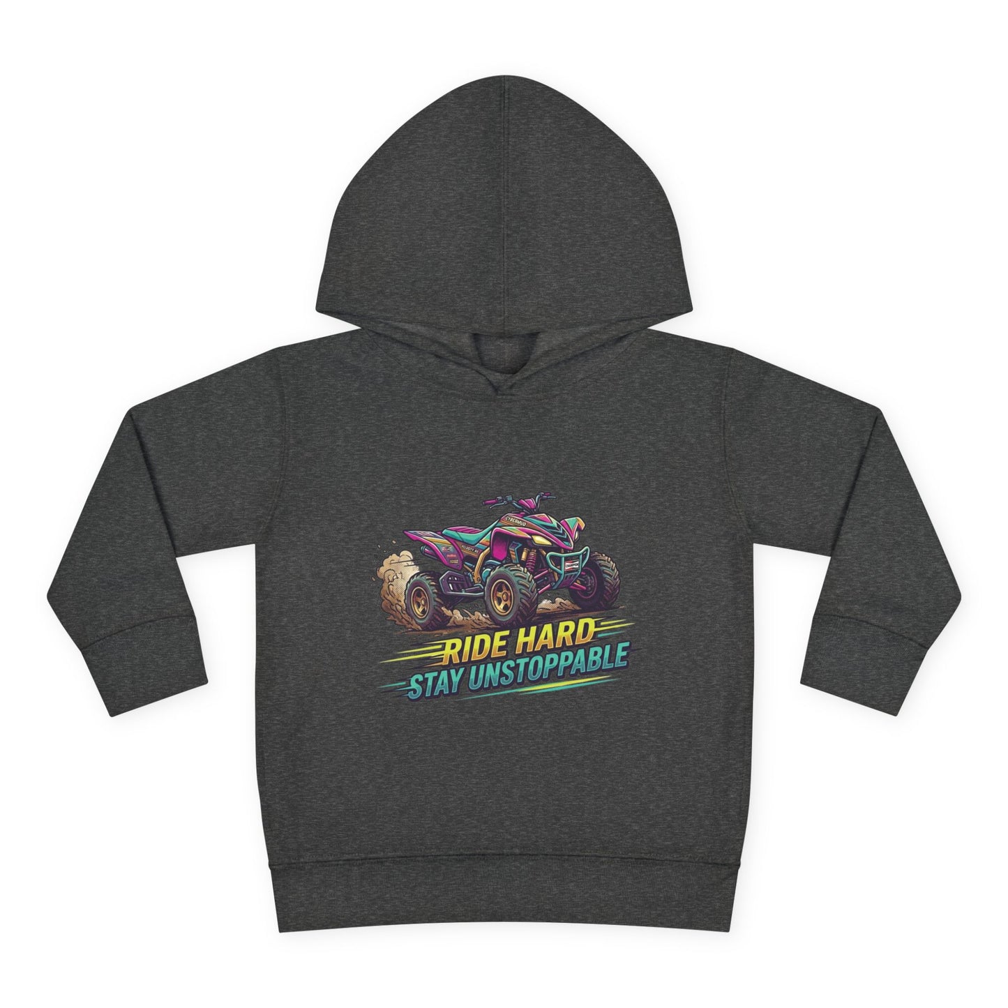 Toddler Hoodie — "Ride Hard, Stay Unstoppable" ATV Pullover