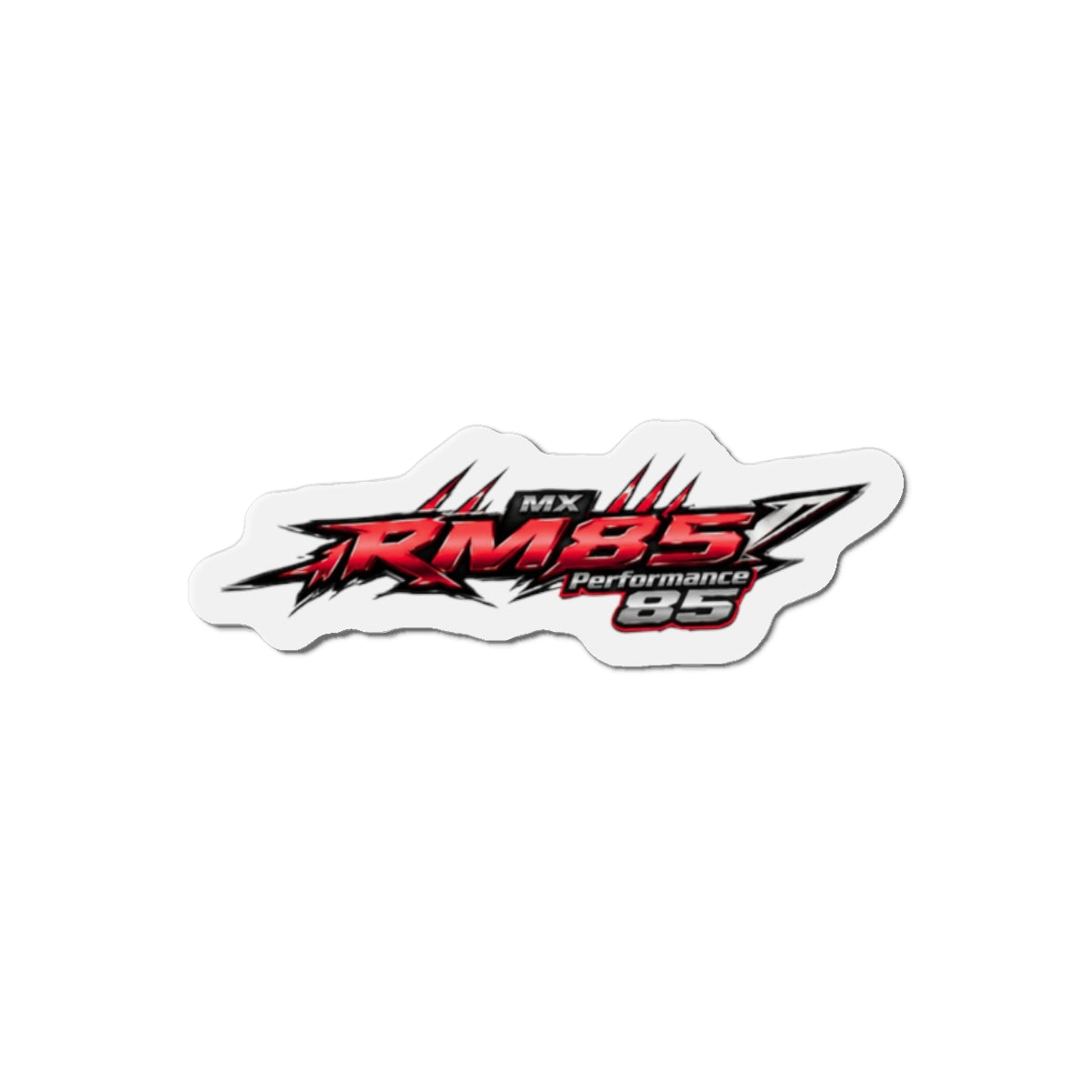RM85 Performance Die-Cut Magnet — MX Racing Logo Sticker Magnet