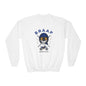Youth Motorcycle 'BRAAP' Crewneck Sweatshirt – Skull Rider Graphic