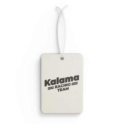 Kalama Racing Team Car Air Freshener — Retro Motorsport Scented Tag
