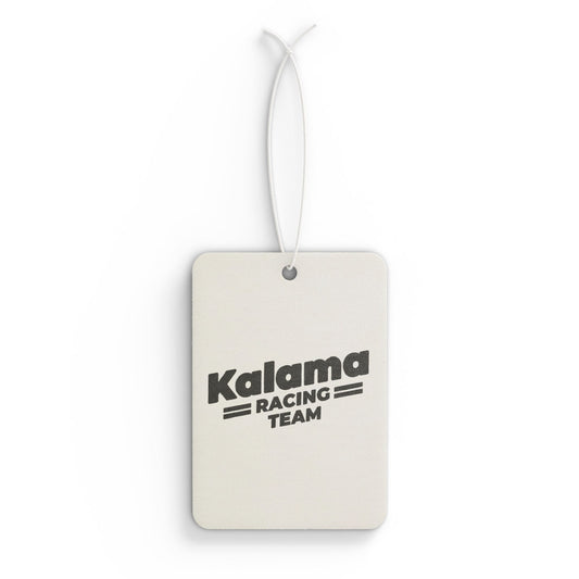 Kalama Racing Team Car Air Freshener — Retro Motorsport Scented Tag