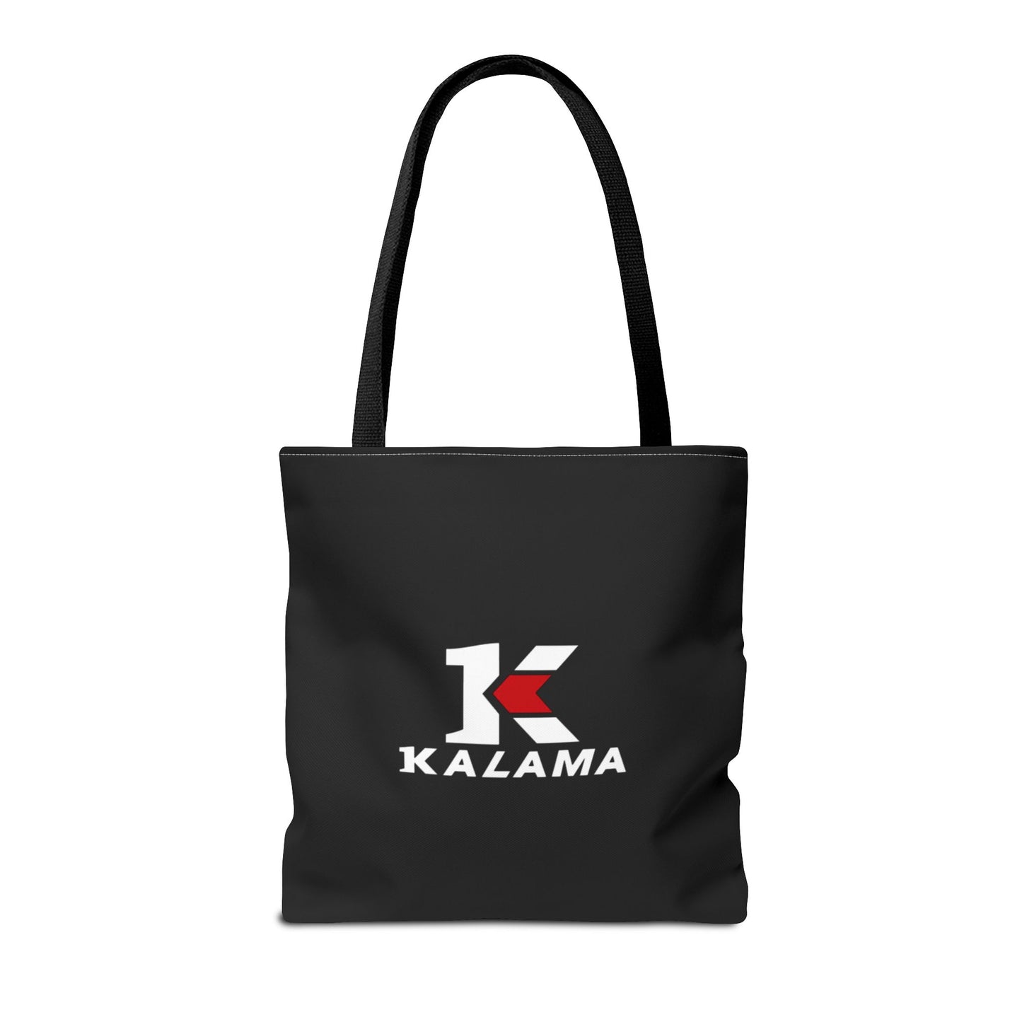 Kalama Logo Tote Bag — Black Branded Everyday Shopper