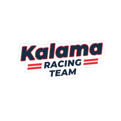 Kalama Racing Team Sticker — Retro Motorsport Kiss-Cut Decal