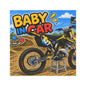 Baby In Car Motorcycle Magnet — Baby In Car Car Magnet for Motocross & Dirt Bike Parents