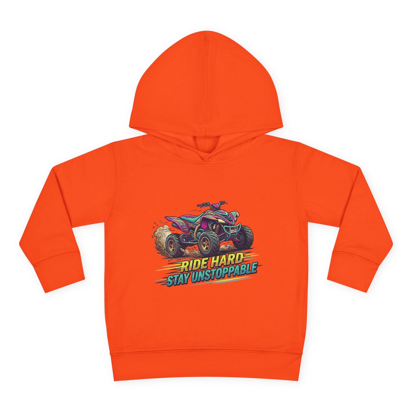 Toddler Hoodie — "Ride Hard, Stay Unstoppable" ATV Pullover