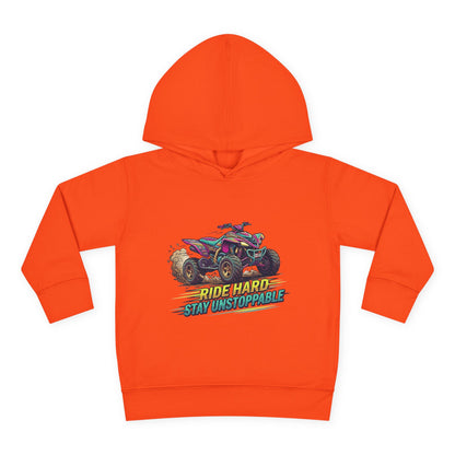 Toddler Hoodie — "Ride Hard, Stay Unstoppable" ATV Pullover
