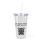 Wolverine Claw Tumbler with Straw — "There Are Many Wolves" Design