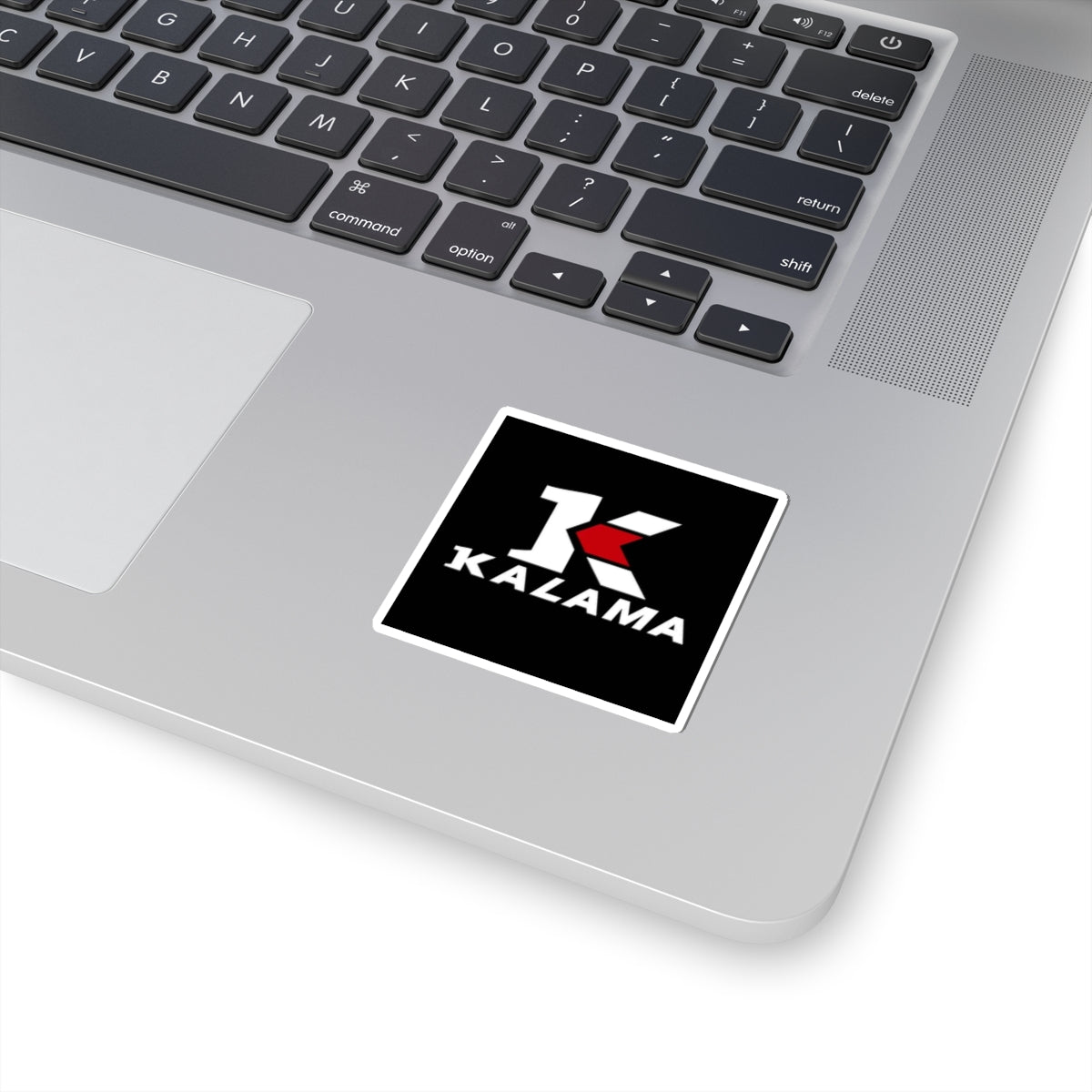 Kalama Logo Sticker — Square Kiss-Cut Laptop Decal