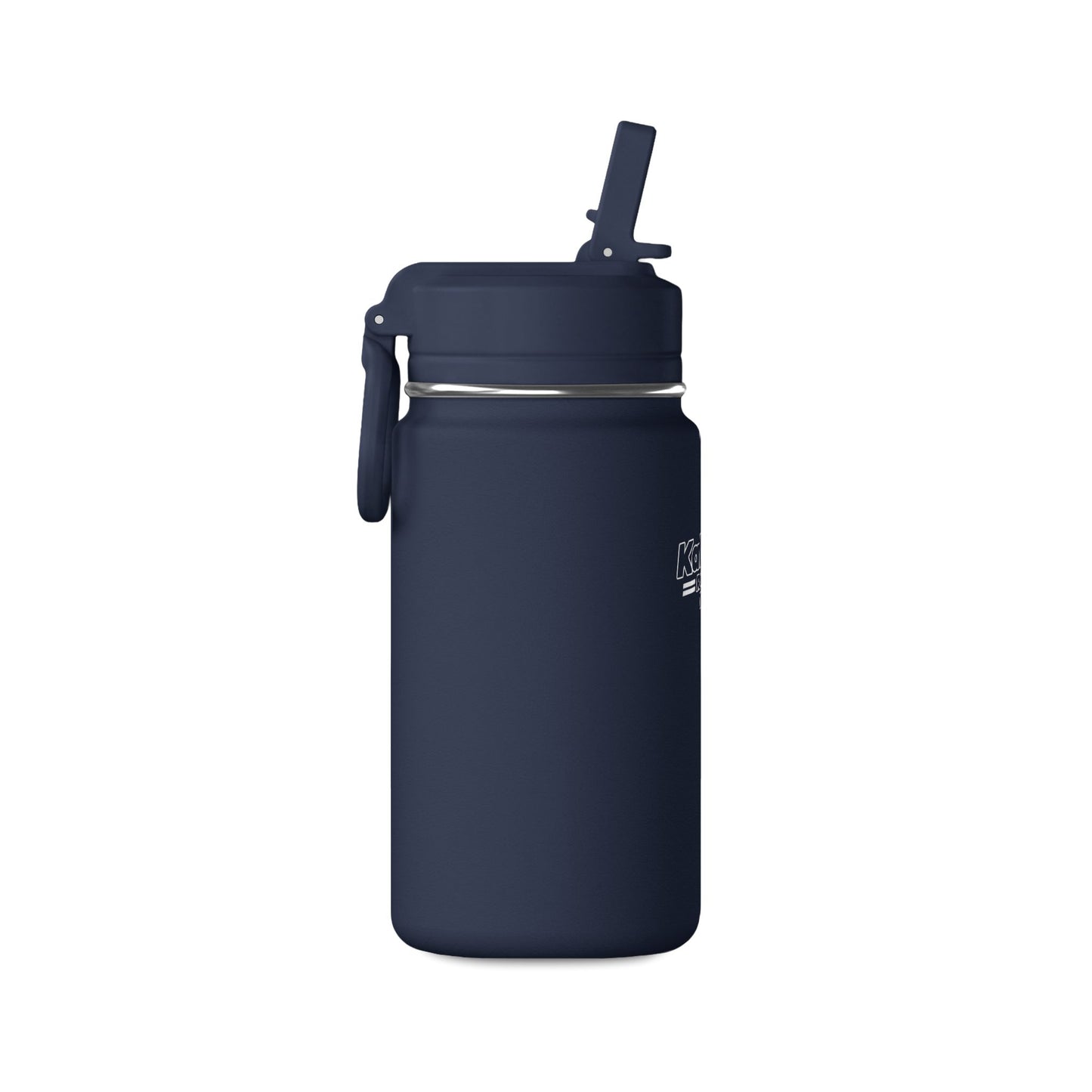Insulated 14oz Mini Water Bottle with Kalama Racing Team Logo – Leakproof Travel Flask with Flip Straw