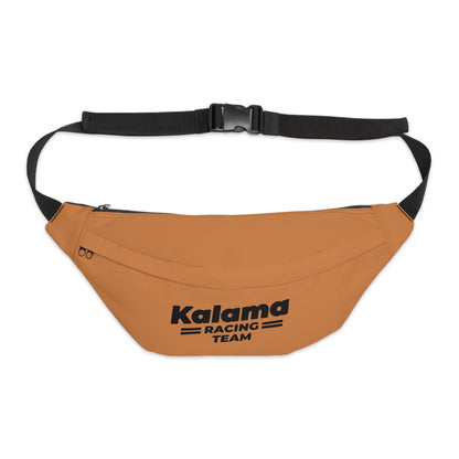Kalama Racing Team Large Fanny Pack — Hands-Free Belt Bag for Travel & Events Golden Chestnut color