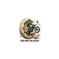 Ride Hard This Easter Dirt Bike Magnet — Custom Shaped Motorcycle Refrigerator Sticker