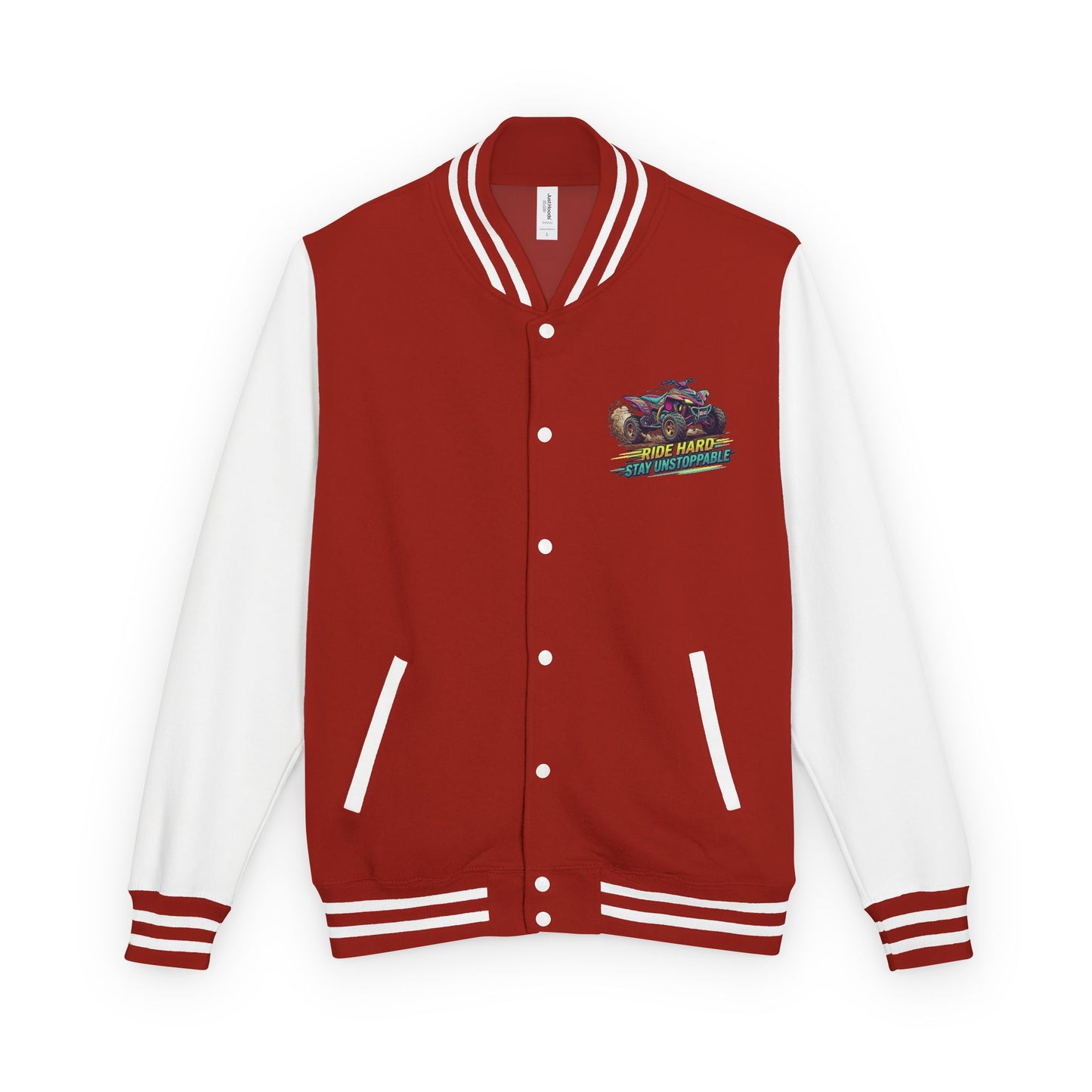 Letterman Jacket — Vintage Racecar Team Varsity Jacket