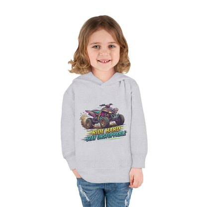 Toddler Hoodie — "Ride Hard, Stay Unstoppable" ATV Pullover