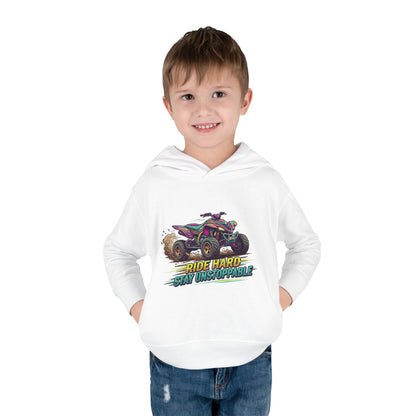Toddler Hoodie — "Ride Hard, Stay Unstoppable" ATV Pullover