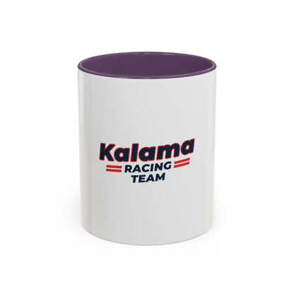 Kalama Racing Team Accent Coffee Mug – Retro Motorsport Design (11/15 oz)