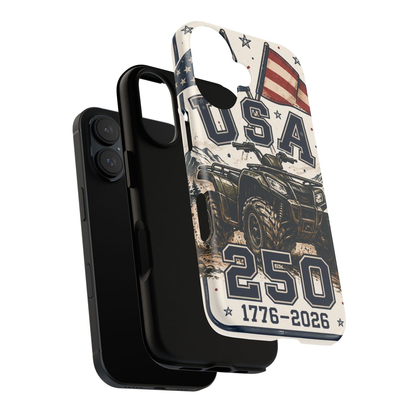USA 250 Year ATV Phone Case — Patriotic 1776–2026 Off-Road Protective Cover