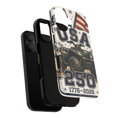USA 250 Year ATV Phone Case — Patriotic 1776–2026 Off-Road Protective Cover