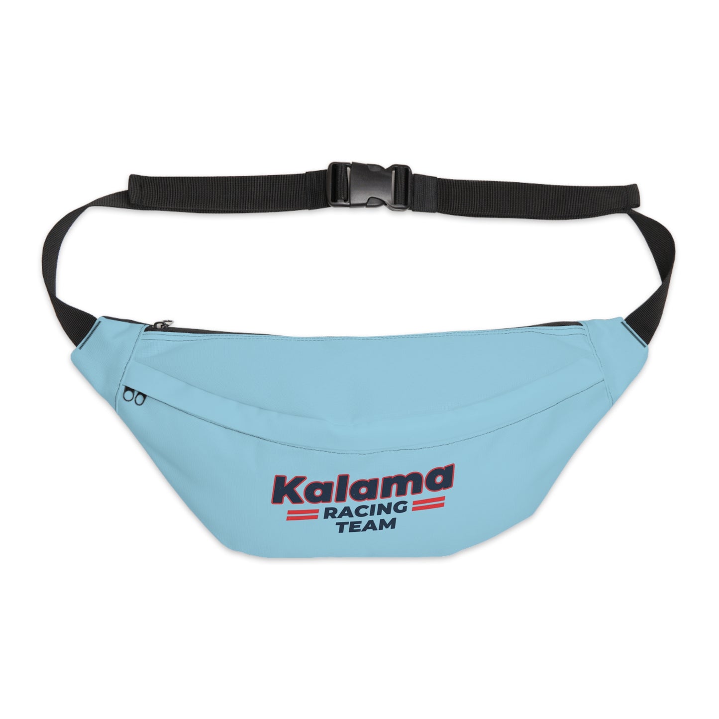 Kalama Racing Team Large Fanny Pack — Lightweight Sport Waist Bag light blue color