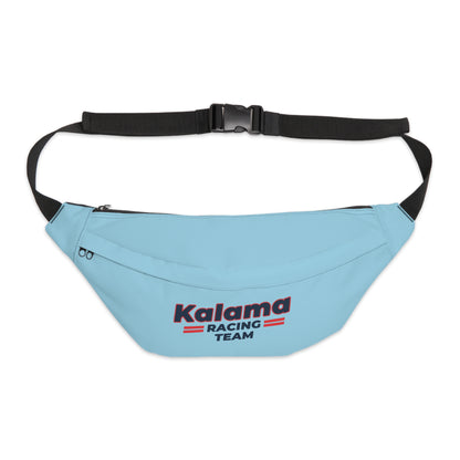 Kalama Racing Team Large Fanny Pack — Lightweight Sport Waist Bag light blue color