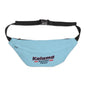 Kalama Racing Team Large Fanny Pack — Lightweight Sport Waist Bag light blue color